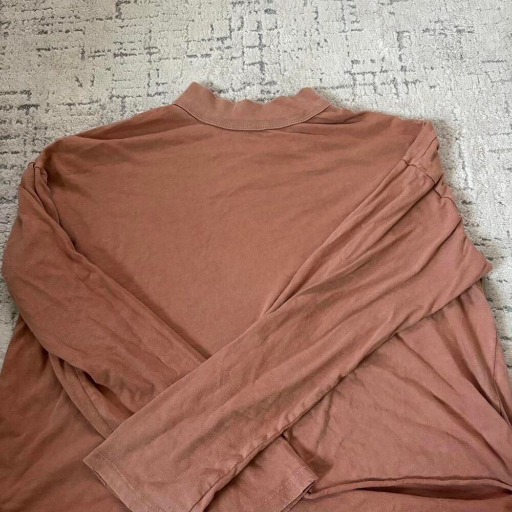 Aerie Women's Brown and Pink Shirt